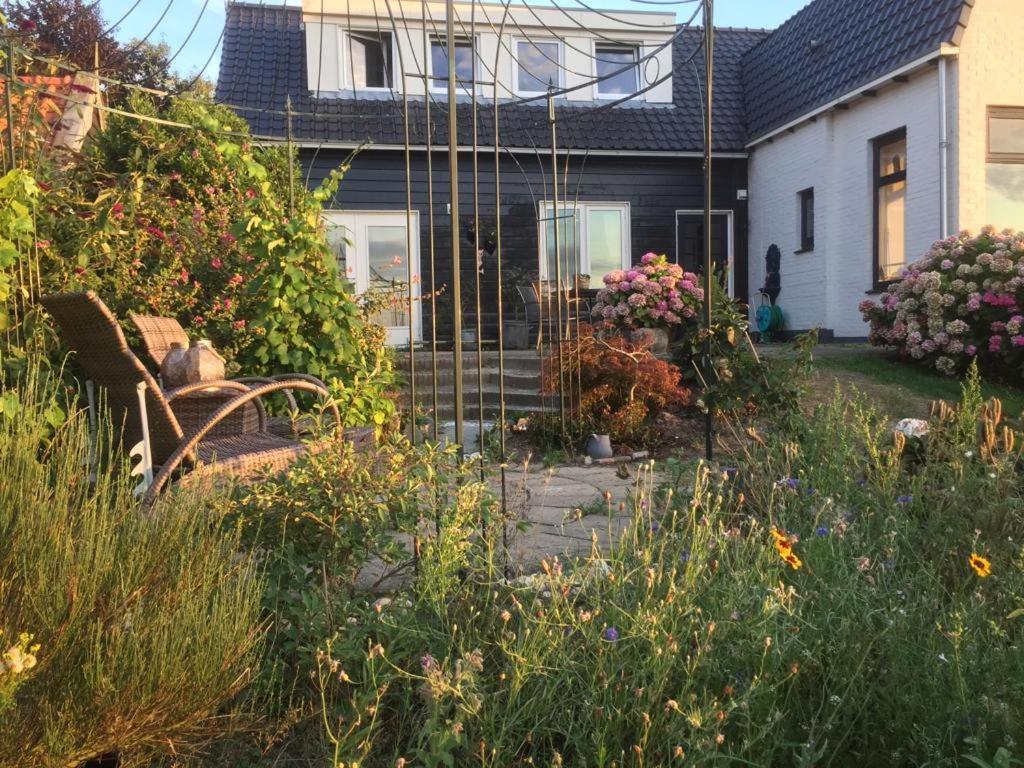 T Huuske Tuinappartement Met Fantastisch Uitzicht, Nabij Zee Zonnemaire Екстериор снимка